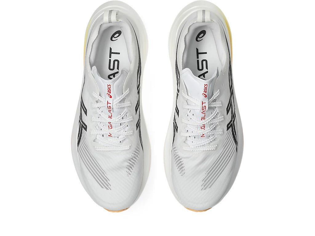 Buy ASICS Unisex Megablast - White / Orange Glow for running in Singapore - Running Lab SG