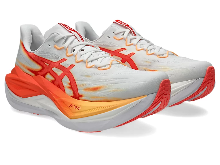 Buy ASICS Unisex Superblast 3 - White / Orange Glow for running in Singapore - Running Lab SG