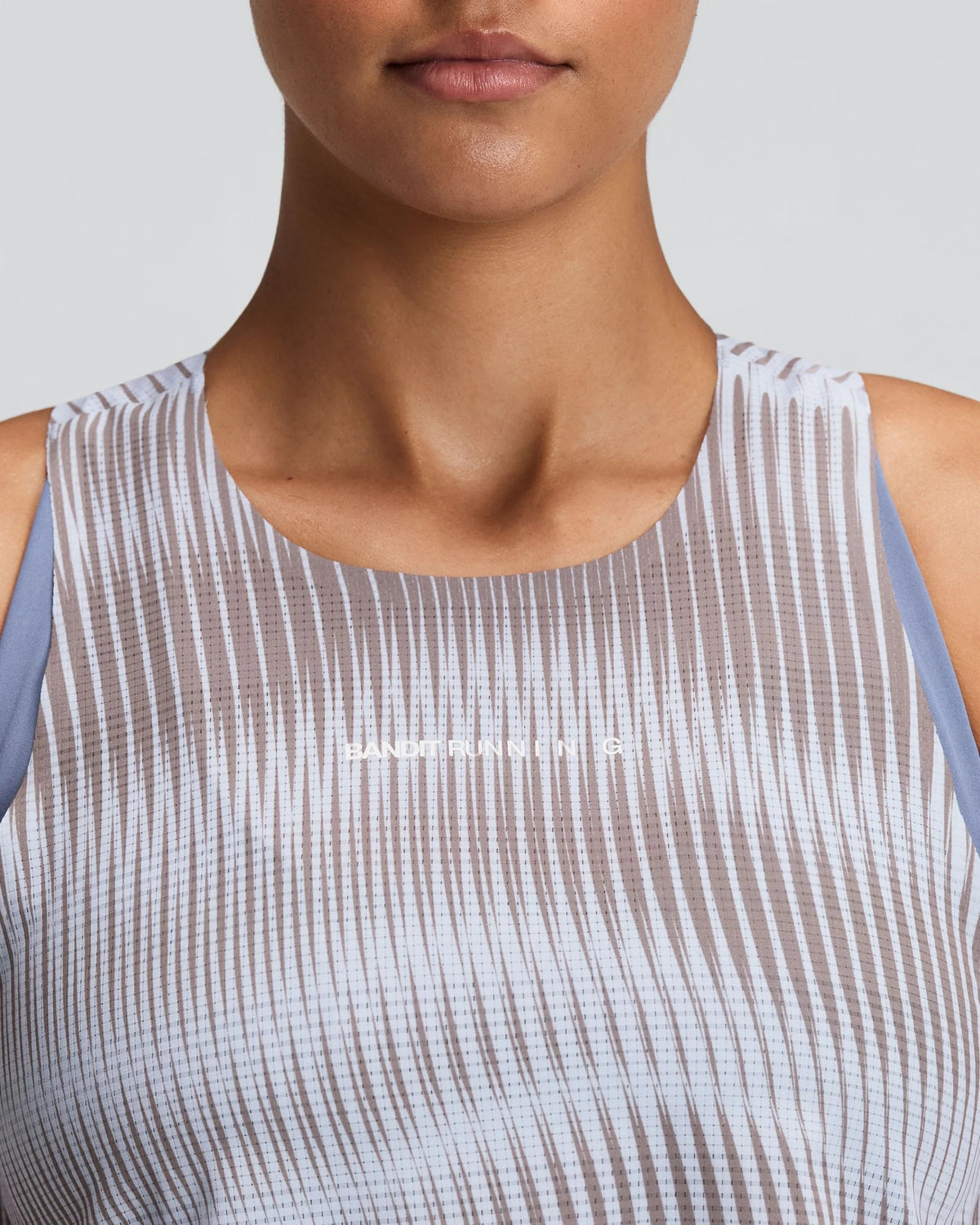 Buy Bandit Women Coolgrid Race Singlet - Pavilion Blue for running in Singapore - Running Lab SG