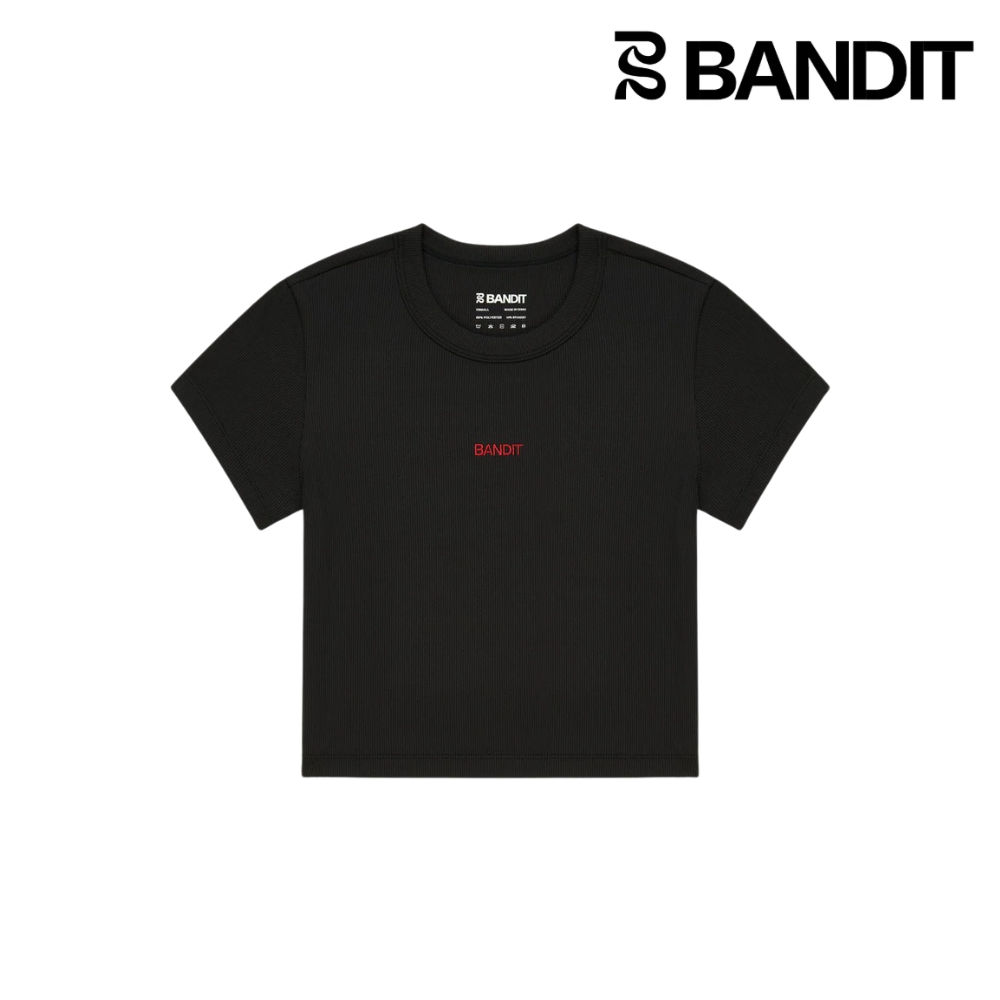 Buy Bandit Women Vituccia Cropped Performance Tee - Black for running in Singapore - Running Lab SG