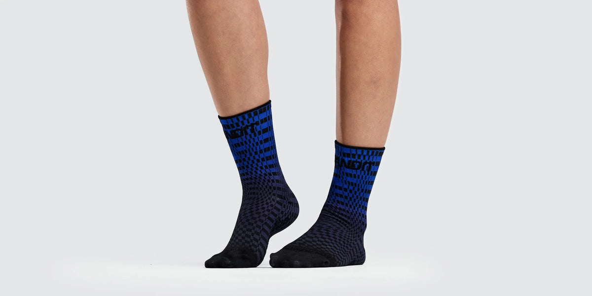 Buy Bandit Unisex Lite Run Quarter Sock (2 Pack) - Bauhaus Blue for running in Singapore - Running Lab SG