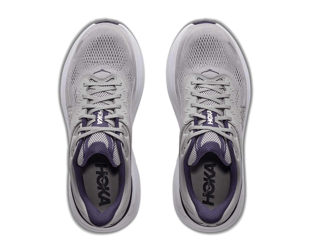 Buy HOKA Men Bondi 9 Wide - Stellar Grey / Squid Ink for running in Singapore - Running Lab SG