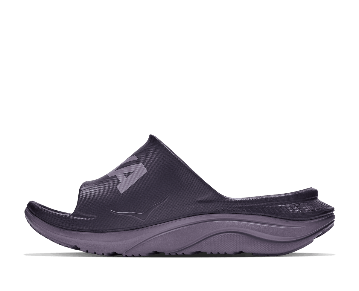 Buy HOKA Unisex Ora Athletic Slide - Squid Ink / Purple Fog for running in Singapore - Running Lab SG