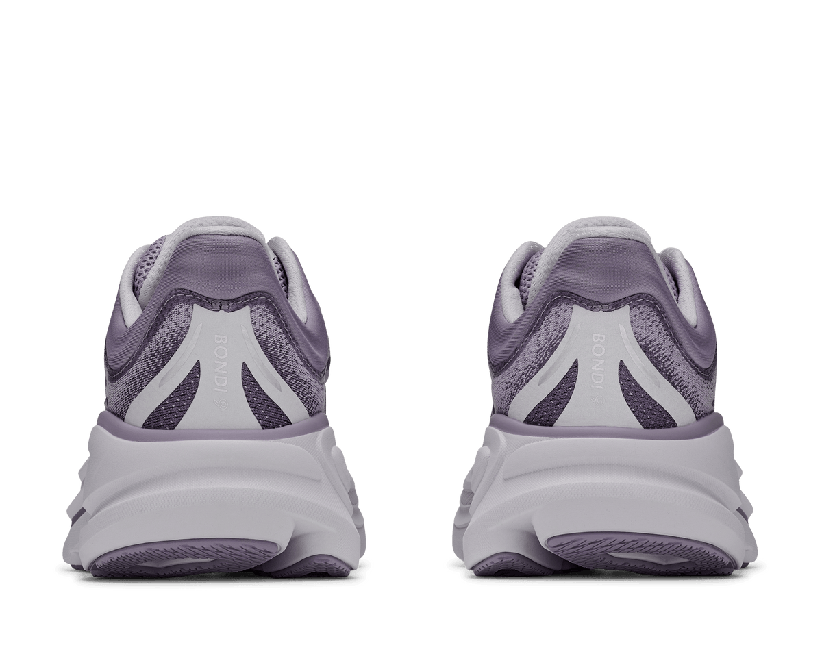 Buy HOKA Women Bondi 9 Wide - Mellow Lilac / Purple Fog for running in Singapore - Running Lab SG