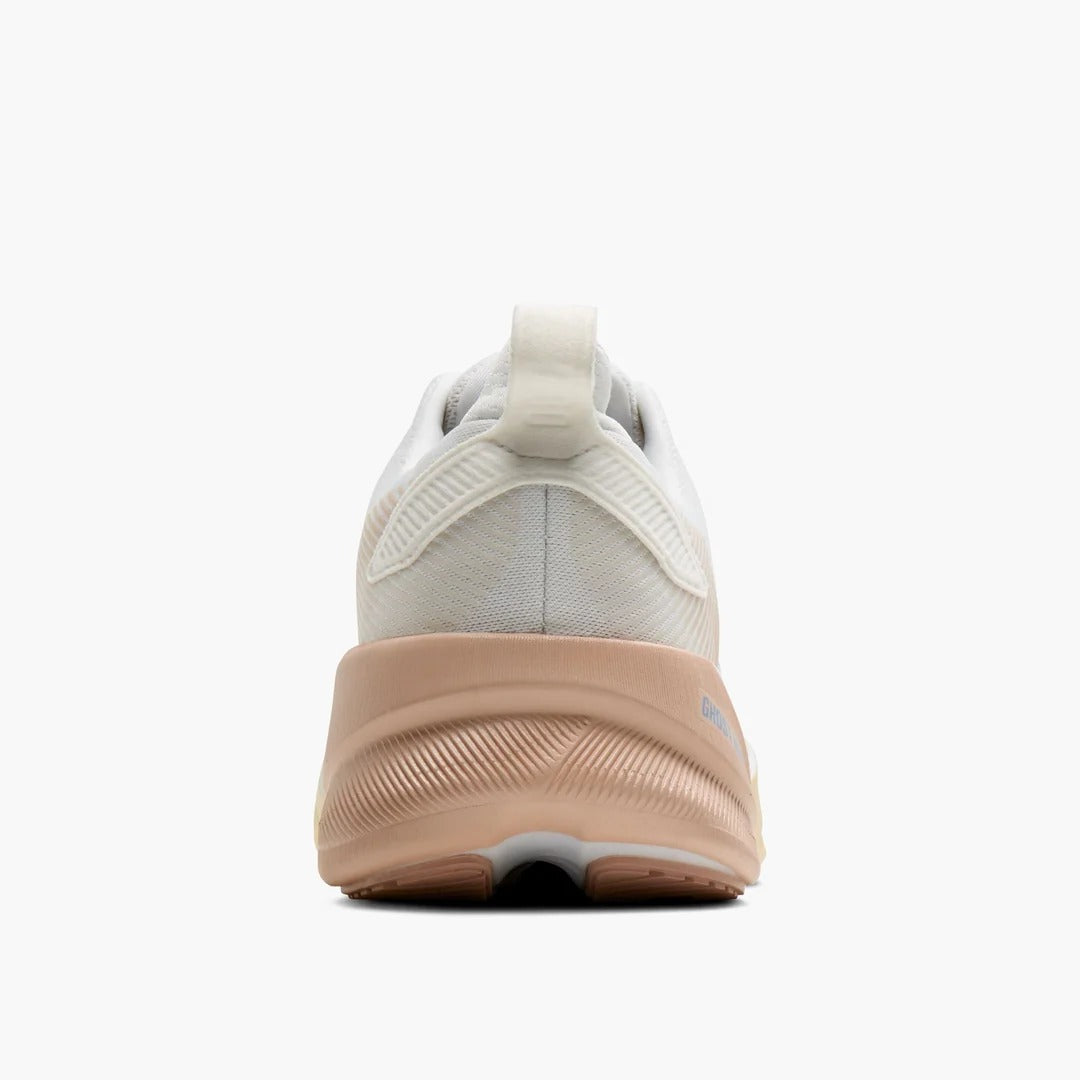 Buy Brooks Women Ghost Max 4 Wide - White / Rose / Rutabaga for running in Singapore - Running Lab SG