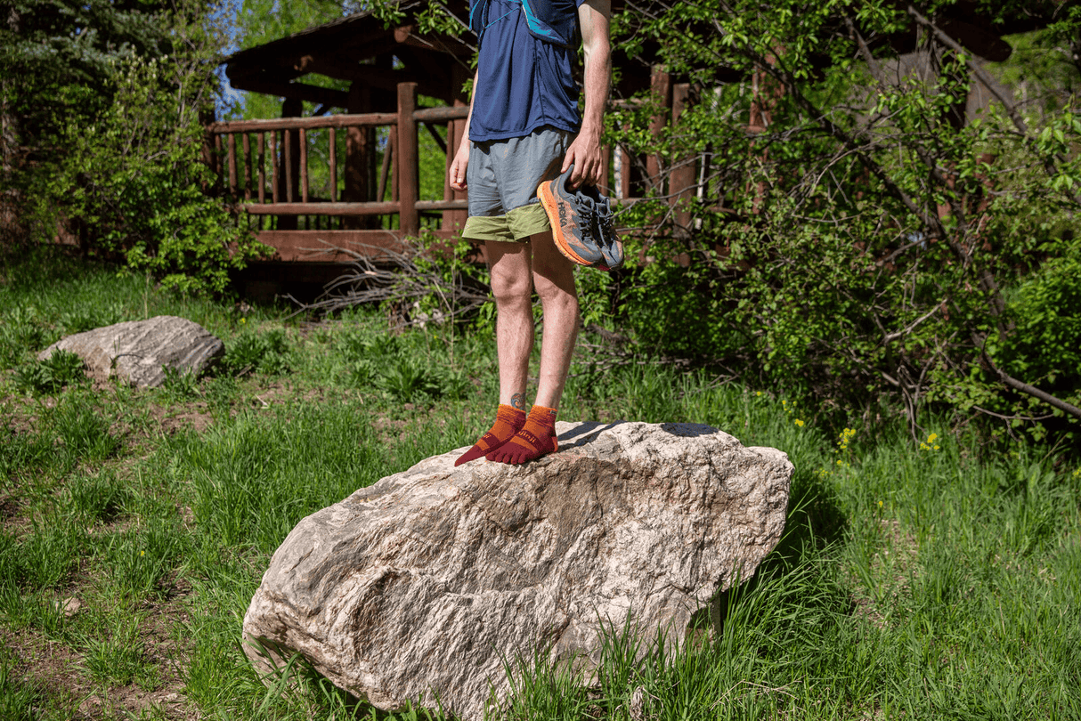 Injinji Trail Midweight Mini-Crew Coolmax - Solar