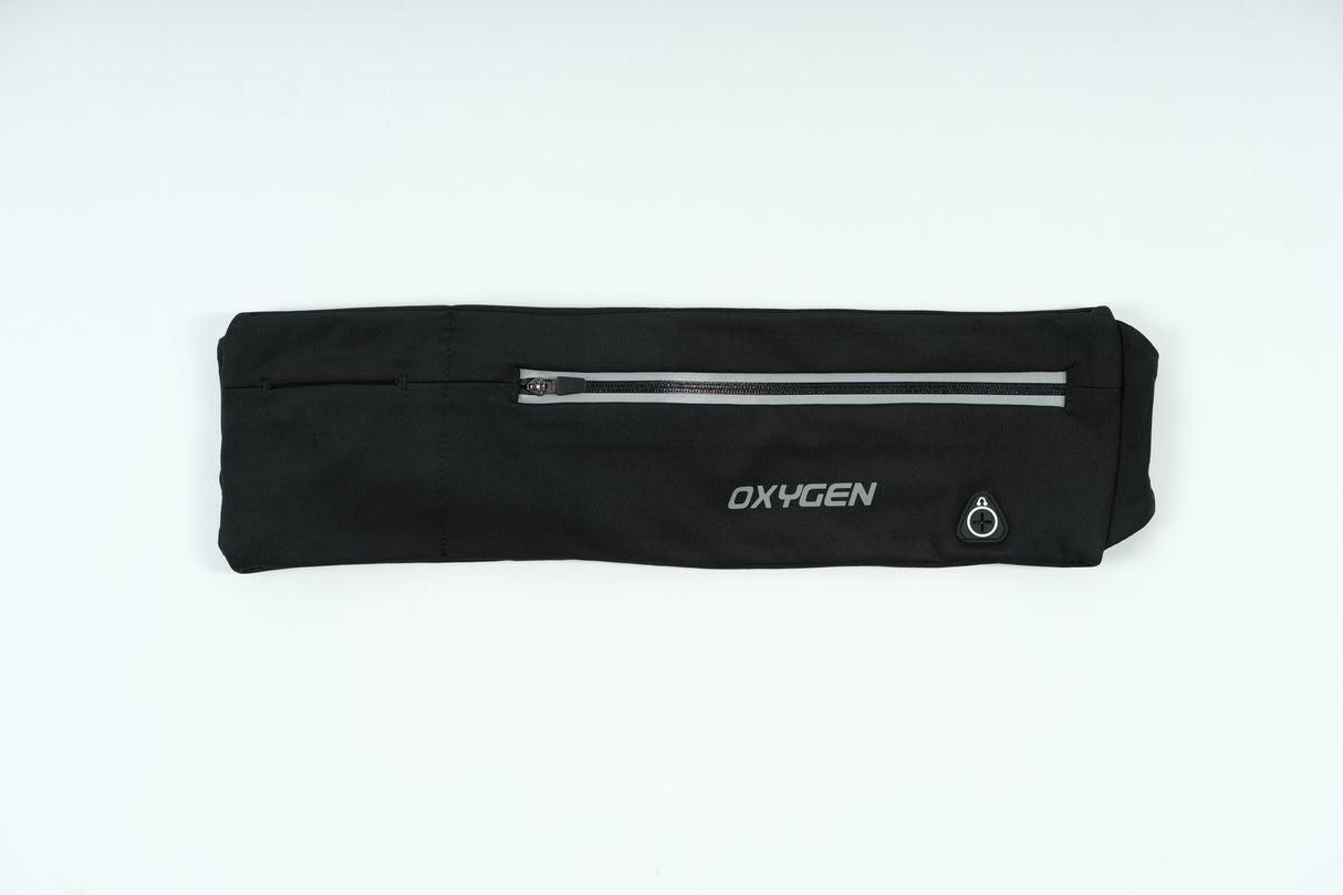 Oxygen Double Pocket Waist Belt - Black