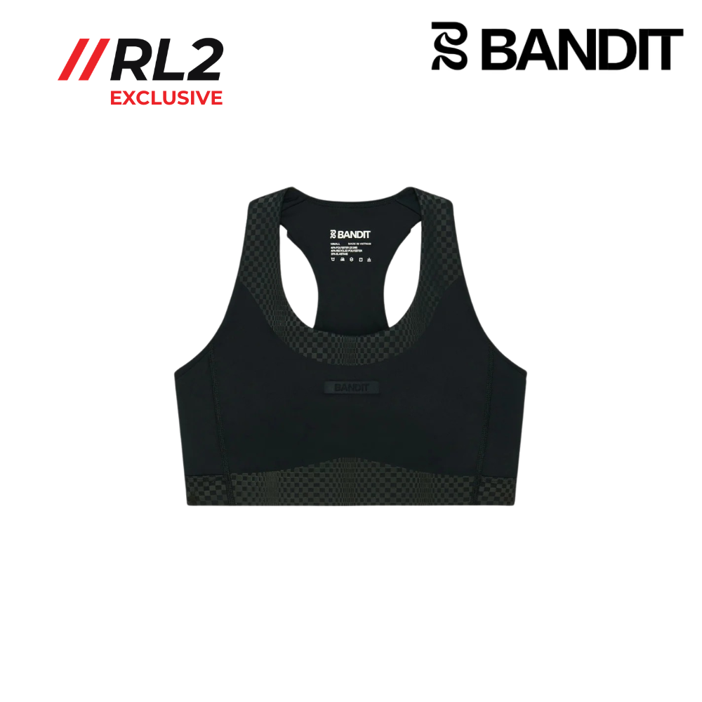 Buy Bandit Women Stamina-V Threshold Run Bra - Black for running in Singapore - Running Lab SG