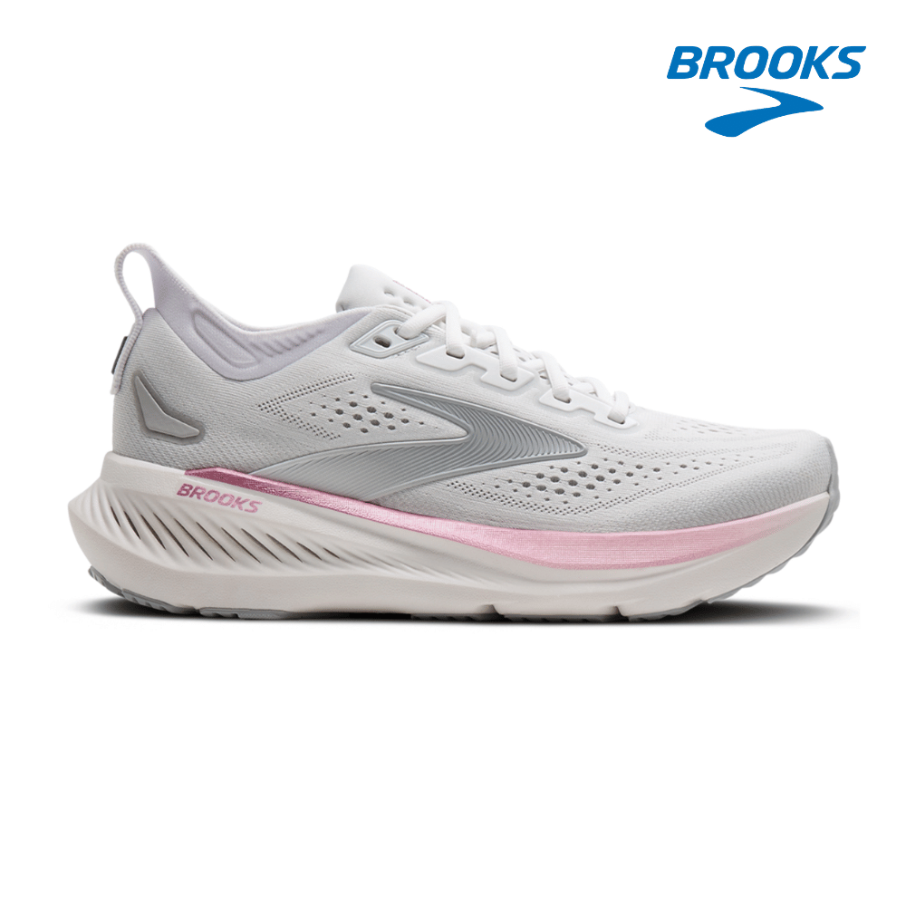 Buy Brooks Women Glycerin 23 Wide - White / Harbor Mist / Metallic for running in Singapore - Running Lab SG