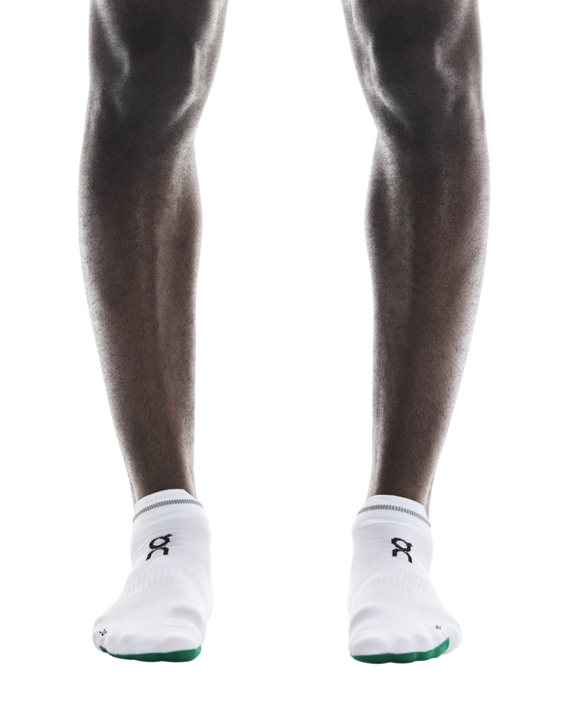 On Unisex Elite Run Sock Low - White / Ivory