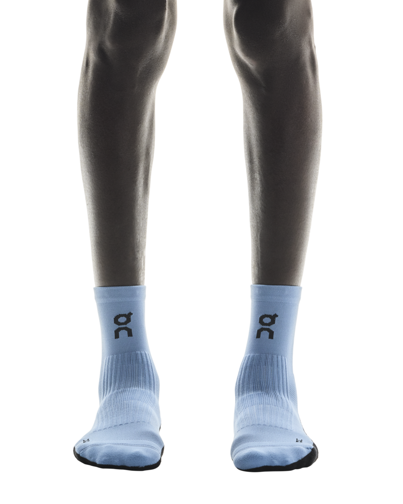 On Unisex Trail Sock High 2 Pack - Glacier / Dust