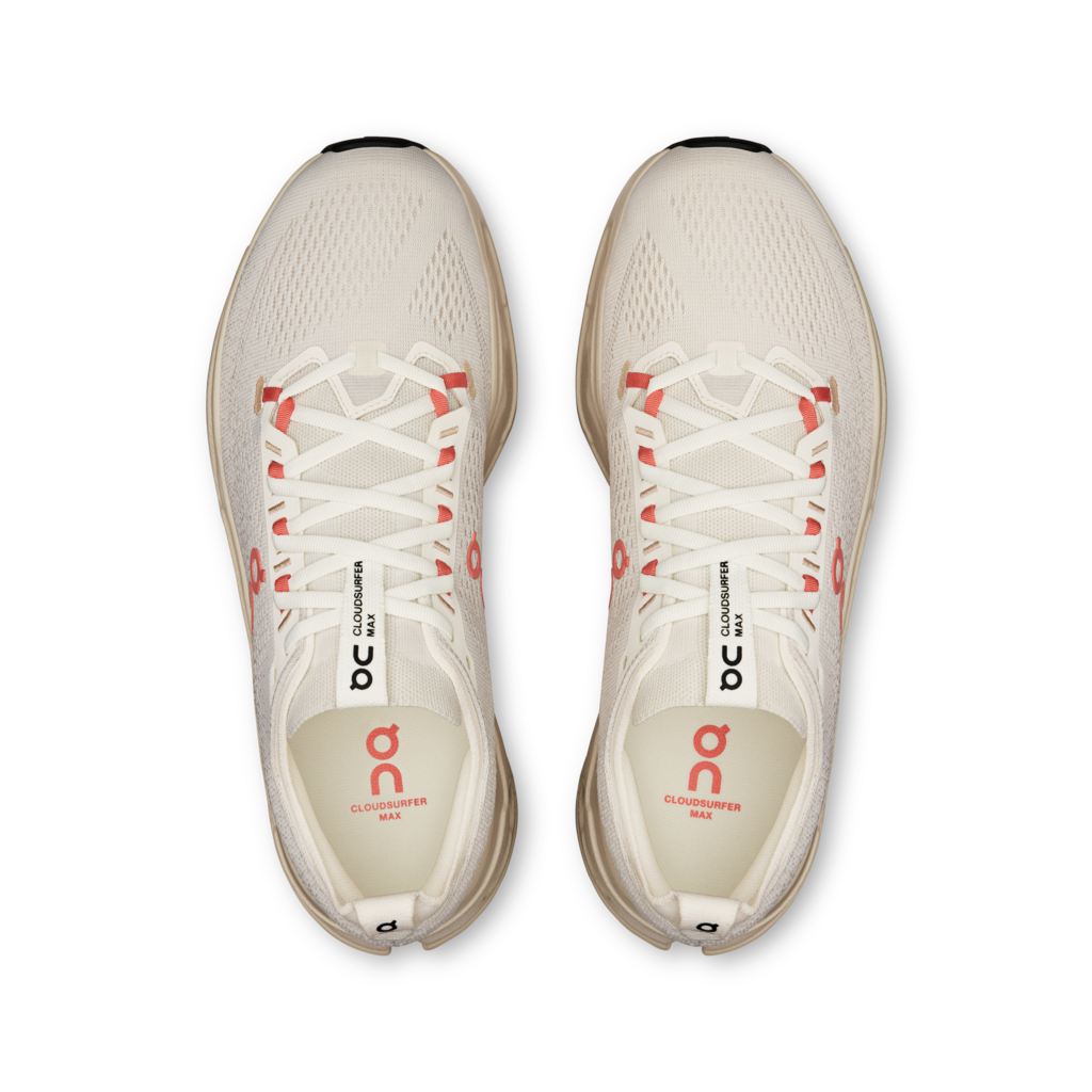 On Men Cloudsurfer Max - Ivory / Salmon