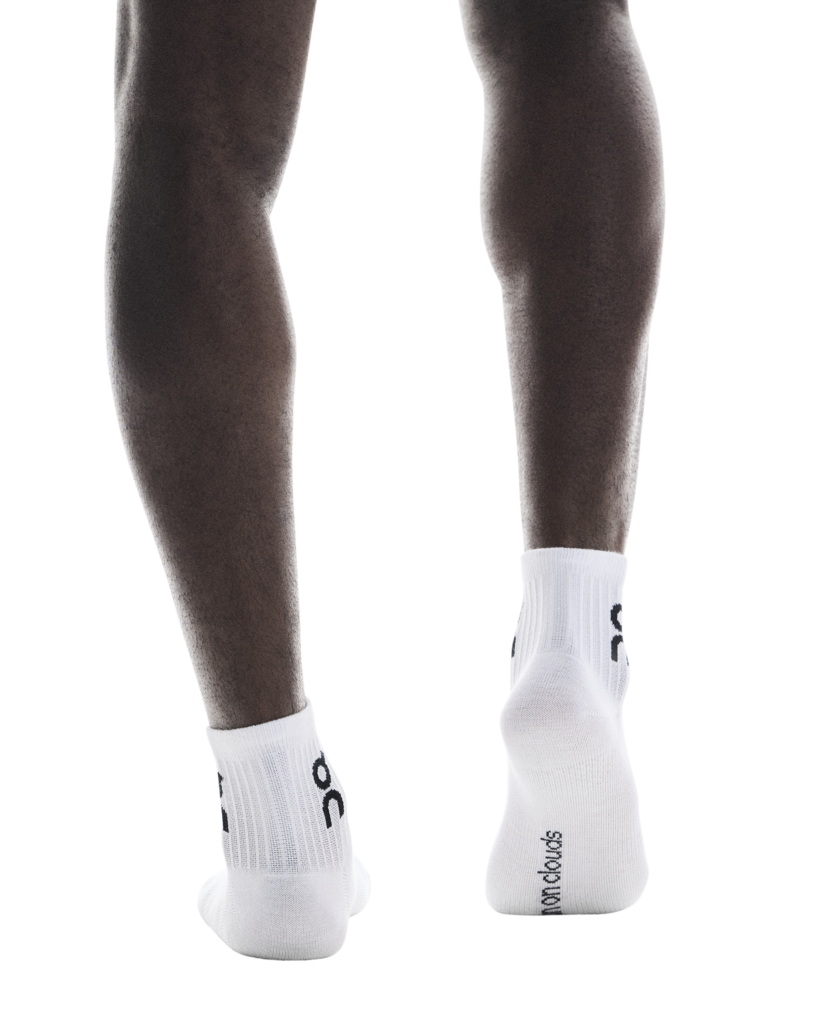 Buy On Unisex Logo Sock Mid 3-Pack - White for running in Singapore - Running Lab SG