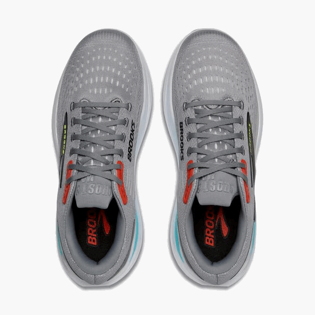 Buy Brooks Men Ghost Max 3 - Primer Grey / Antarctica / Red for running in Singapore - Running Lab SG