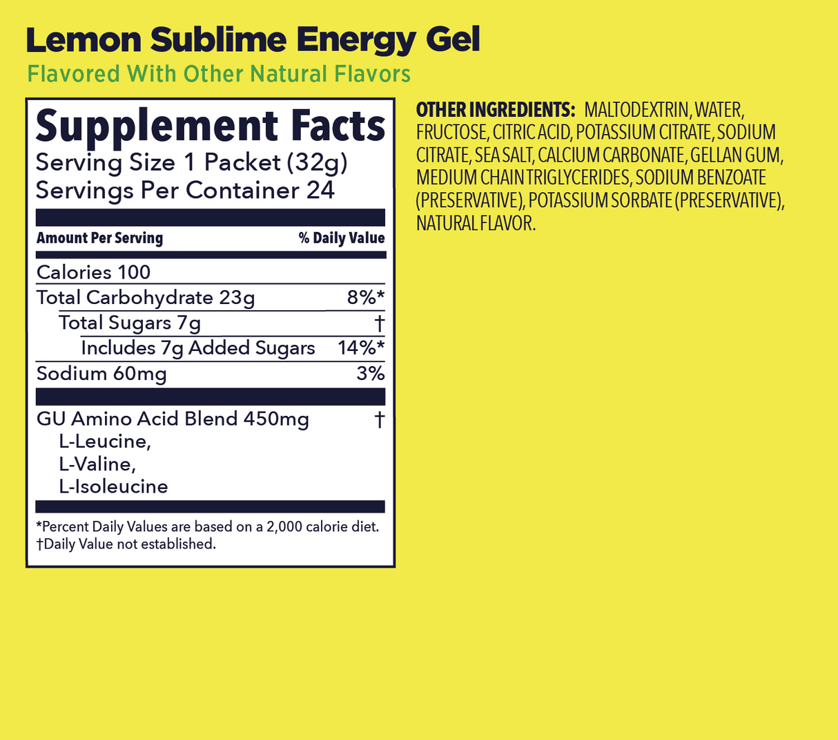 (6 Packs) GU Energy Gel - Lemon Sublime - Expiry Date: Dec 2026