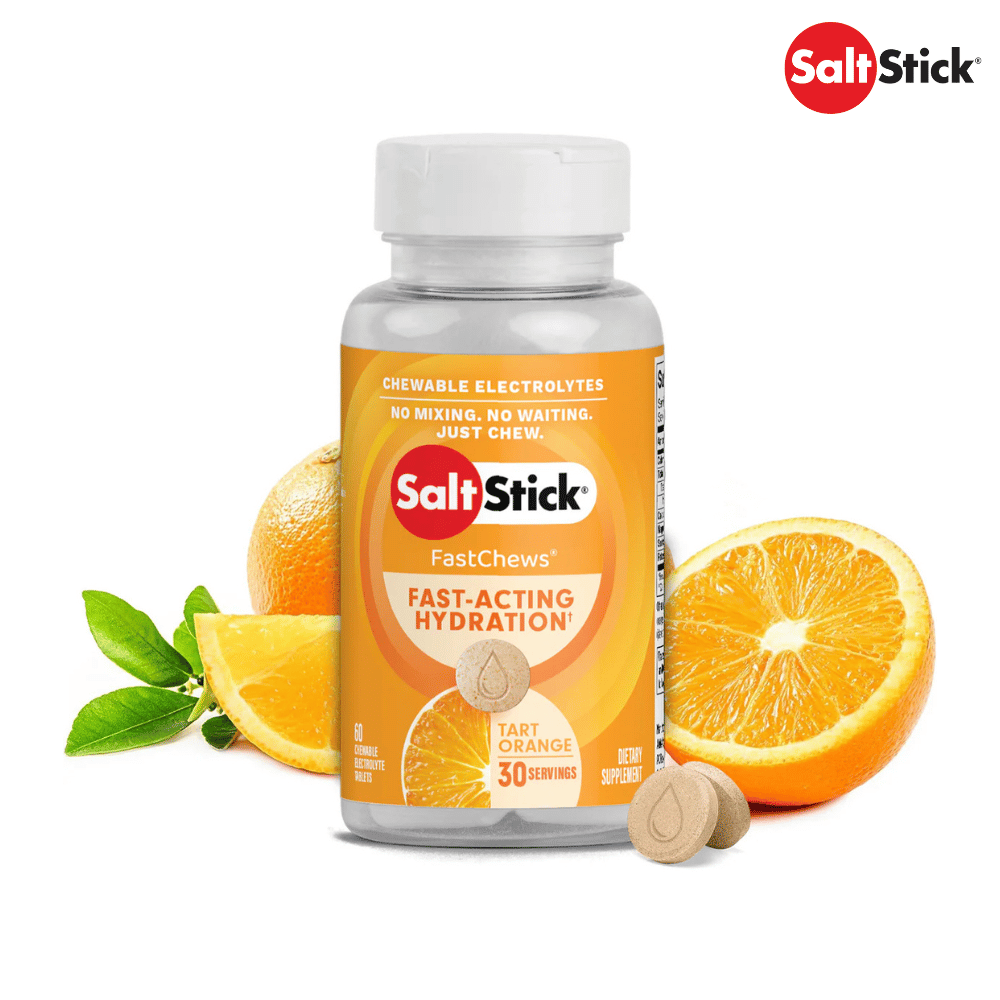 Buy SaltStick FastChews - Orange 60ct Bottle - Expiry Date: Jan/May 2027 for running in Singapore - Running Lab SG