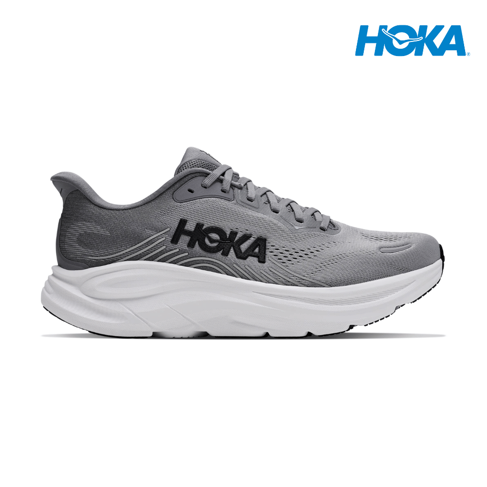 HOKA Men Clifton 11 Wide - Galactic Grey / Stellar Grey