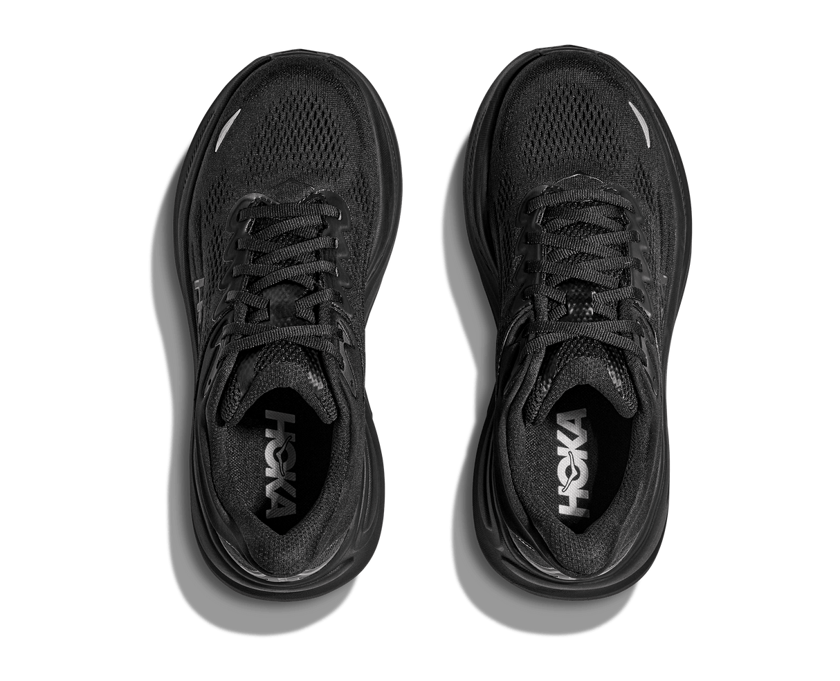 Buy HOKA Men Bondi 9 Wide - Black / Black for running in Singapore - Running Lab SG