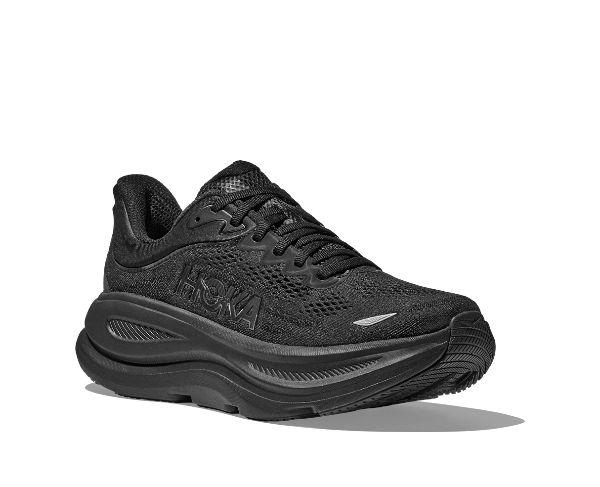 Buy HOKA Men Bondi 9 Wide - Black / Black for running in Singapore - Running Lab SG