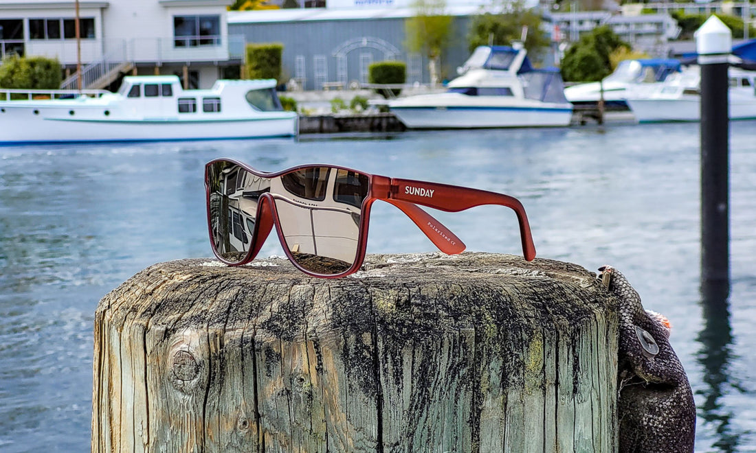 Buy Sunday Shades Flare Series Sunglasses - Sangria Surprise for running in Singapore - Running Lab SG