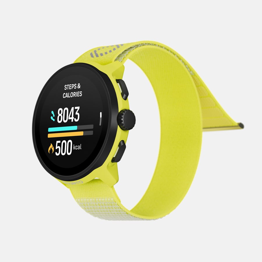 Suunto Run Textile Strap - Lime (46mm)