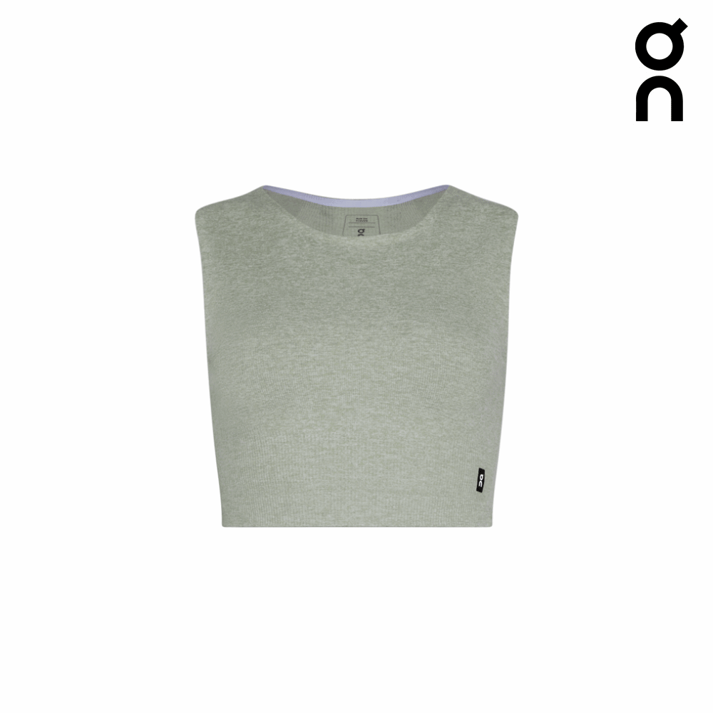 Buy On Women Studio Knit Crop - Mineral / Heather for running in Singapore - Running Lab SG