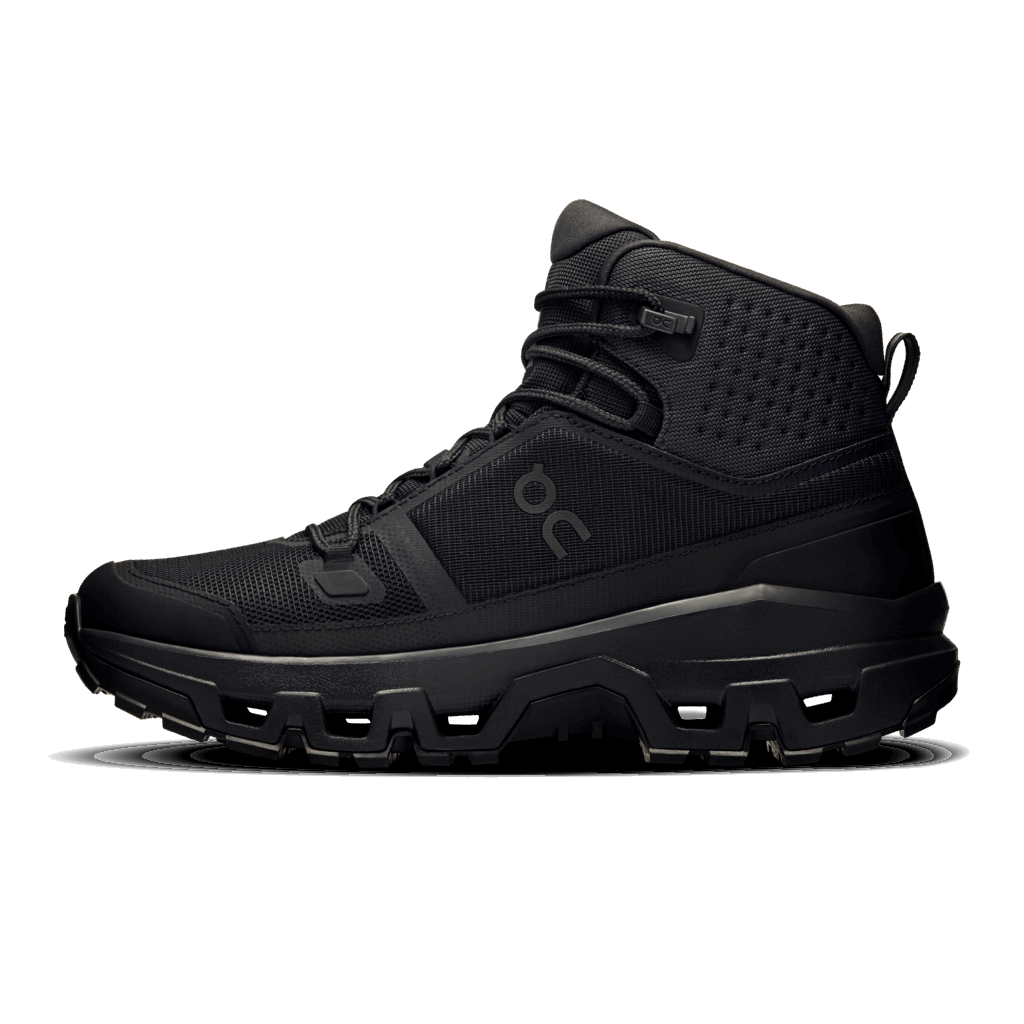 On Women Cloudrock Mid Waterproof - Black / Black