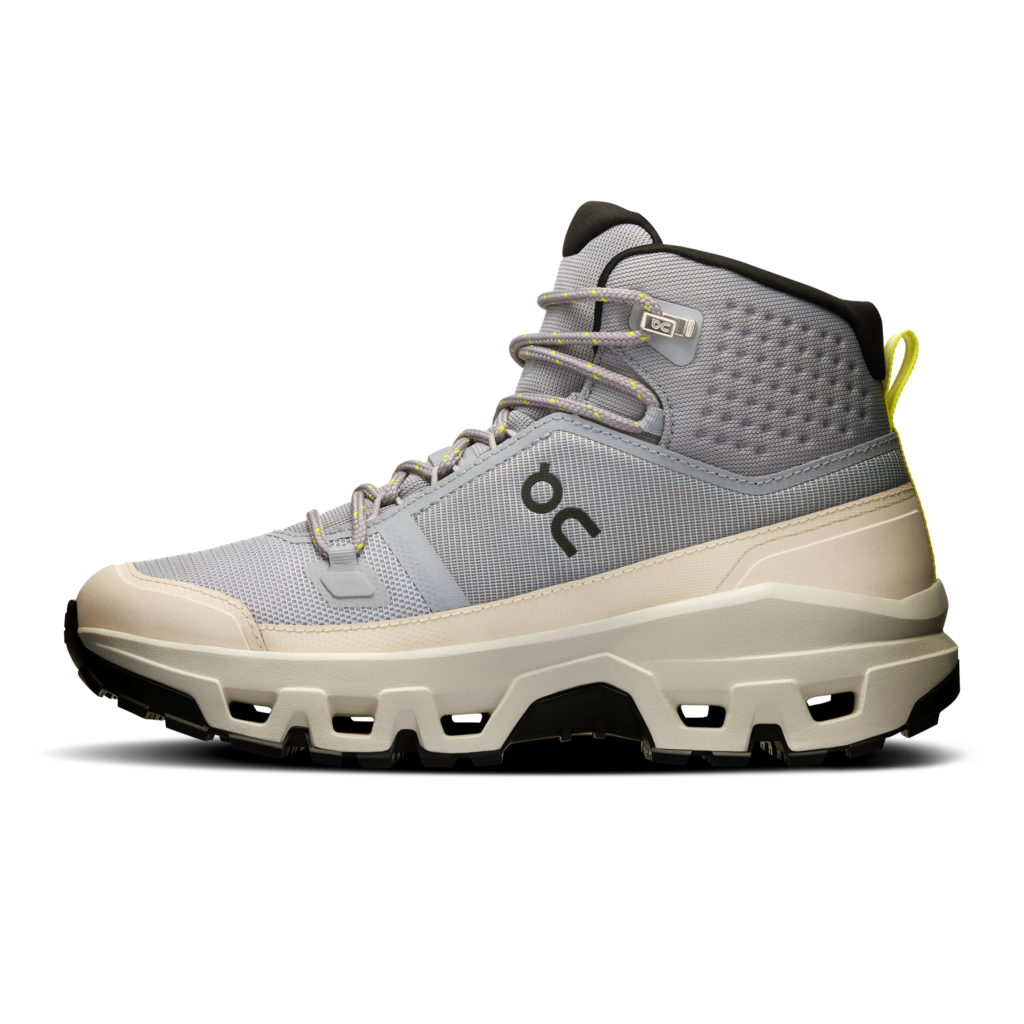 On Women Cloudrock Mid Waterproof - Alloy / Ice