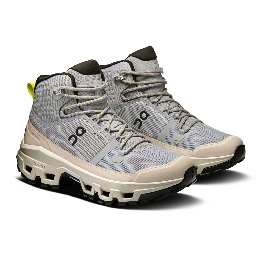 On Women Cloudrock Mid Waterproof - Alloy / Ice