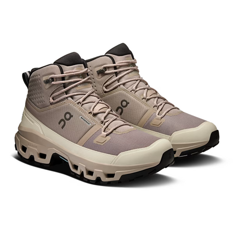 On Men Cloudrock Mid Waterproof - Cinder / Desert