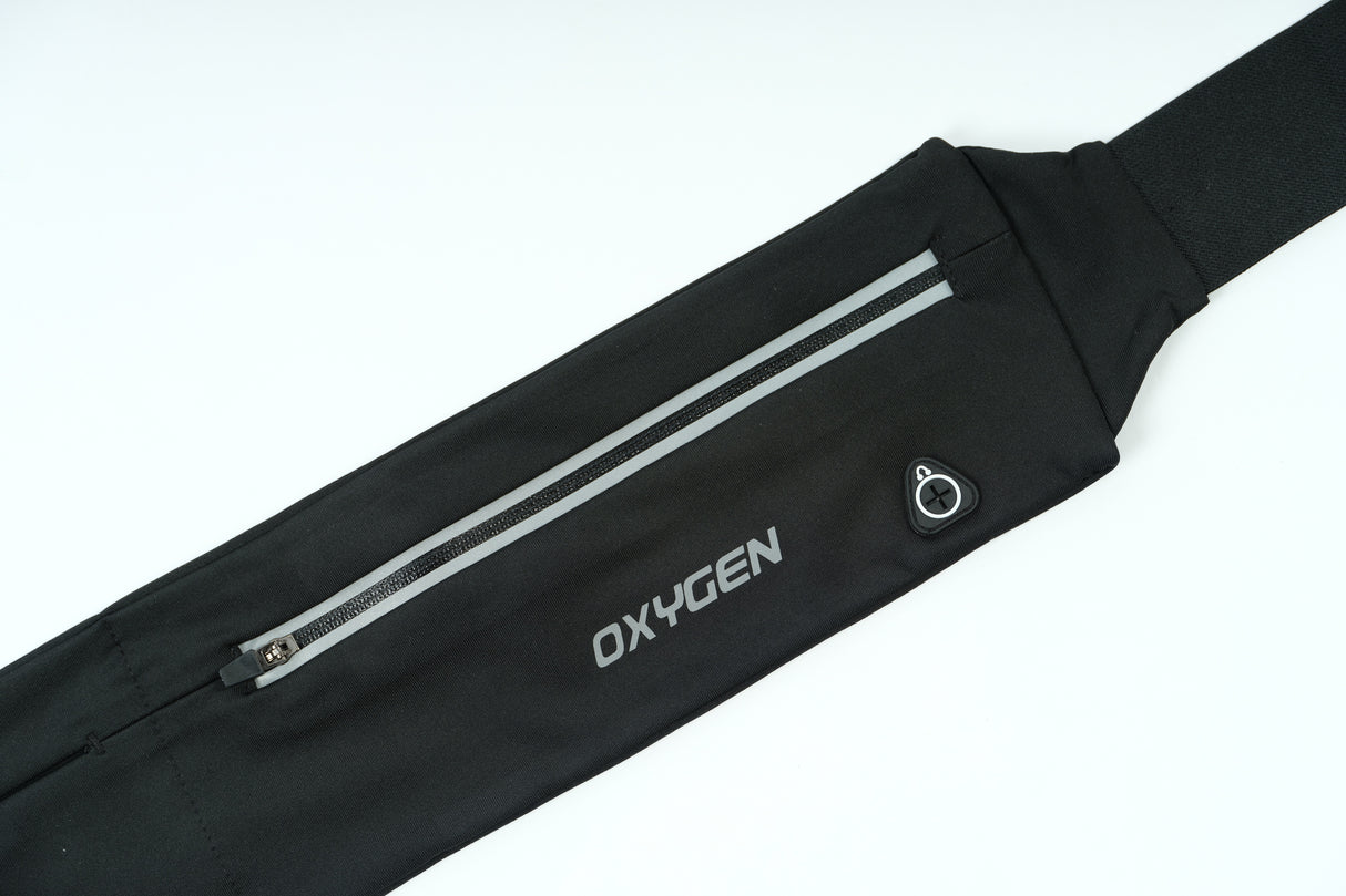 Oxygen Double Pocket Waist Belt - Black