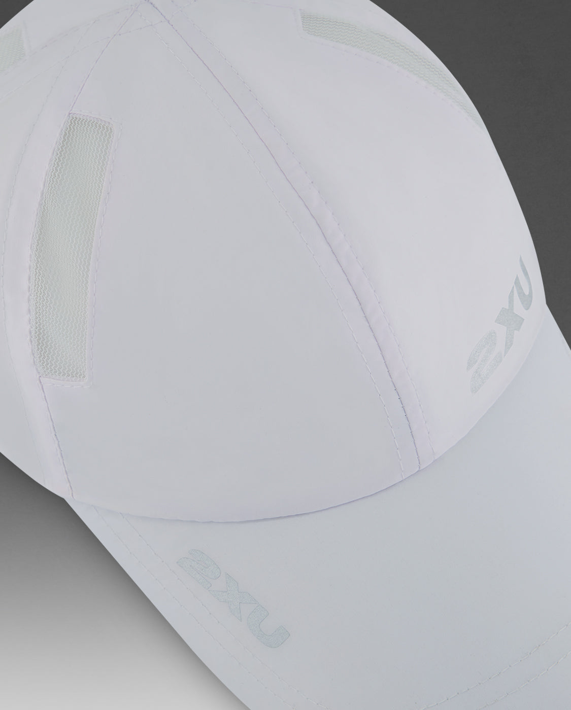 2XU Unisex Run Cap - White / White