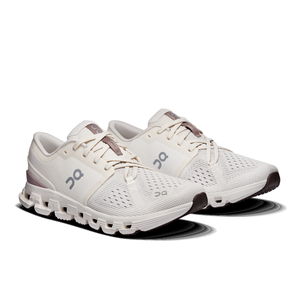 Buy On Women Cloud X 4 - Ivory / Heron for running in Singapore - Running Lab SG