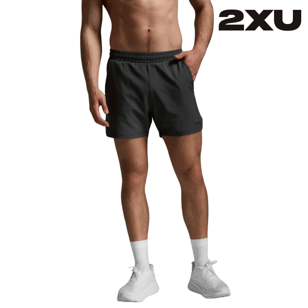 2XU Men Aero 5 Inch Shorts - Jupiter / Black Reflective