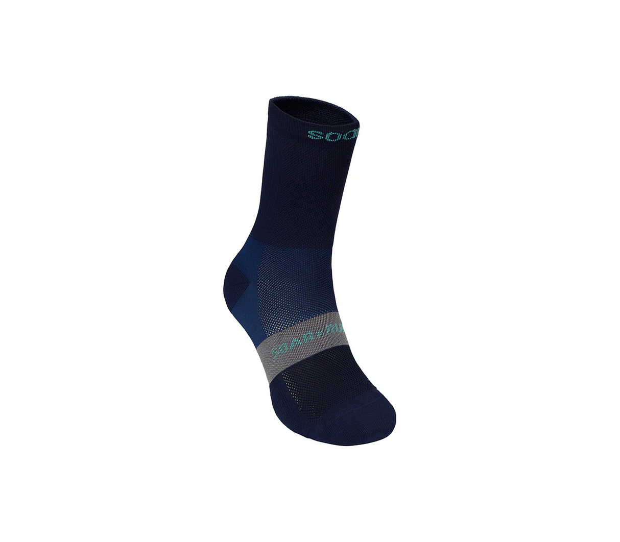 Buy SOAR Running Unisex Crew Sock - Navy for running in Singapore - Running Lab SG