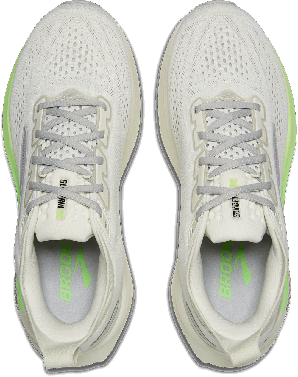 Buy Brooks Men Glycerin 23 Wide - Grey / Green / Black for running in Singapore - Running Lab SG