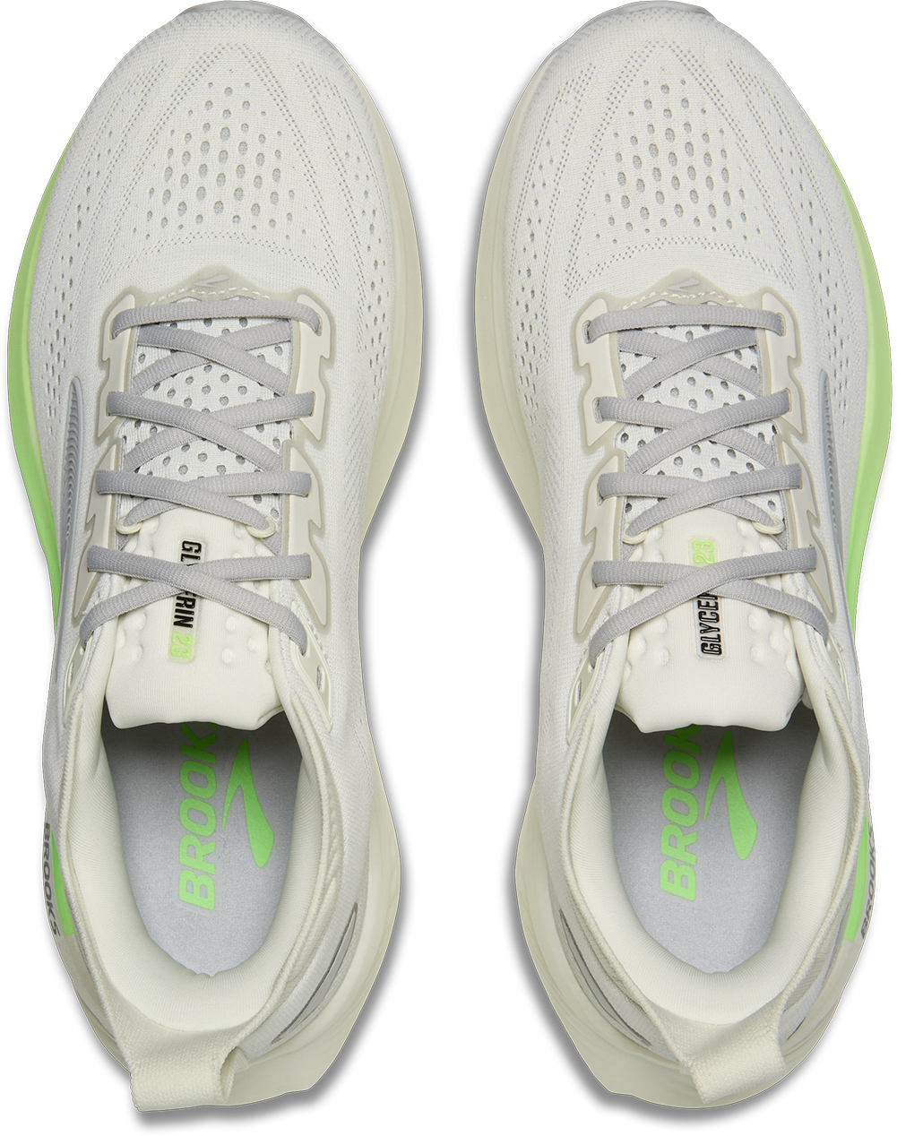 Buy Brooks Men Glycerin 23 Wide - Grey / Green / Black for running in Singapore - Running Lab SG