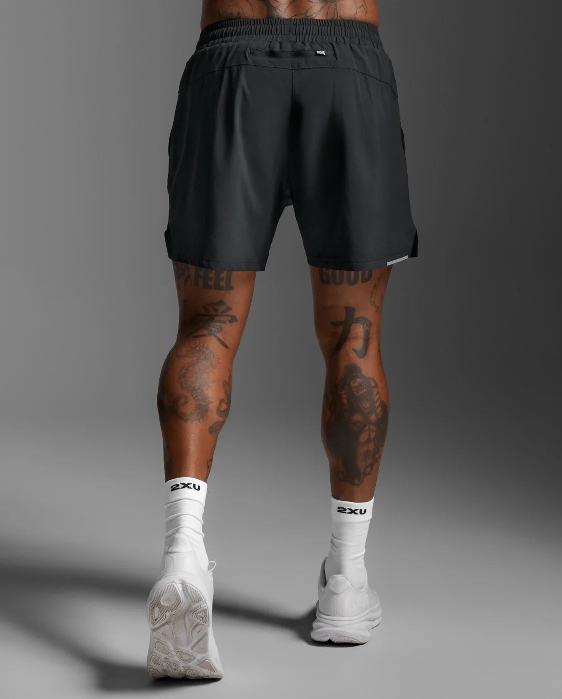 Buy 2XU Men Aero 5 Inch Shorts - Black / Silver Reflective for running in Singapore - Running Lab SG