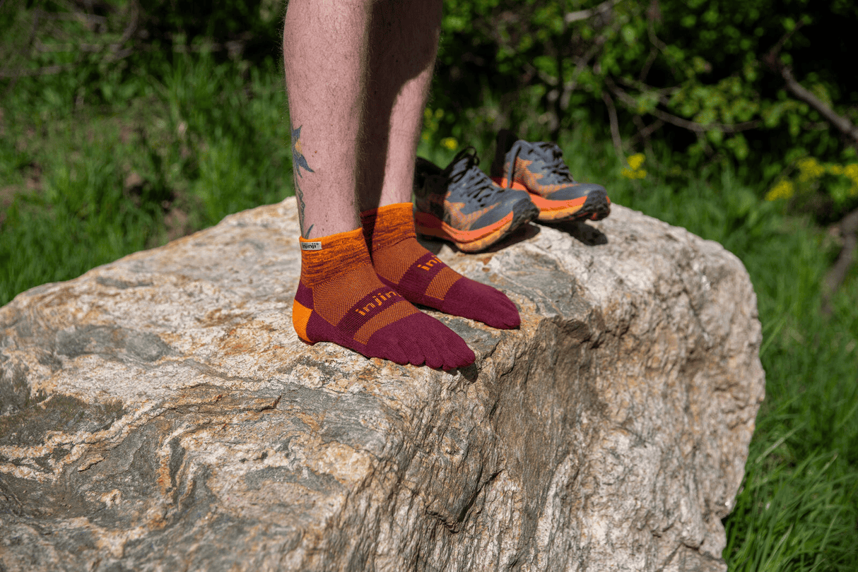 Injinji Trail Midweight Mini-Crew Coolmax - Solar