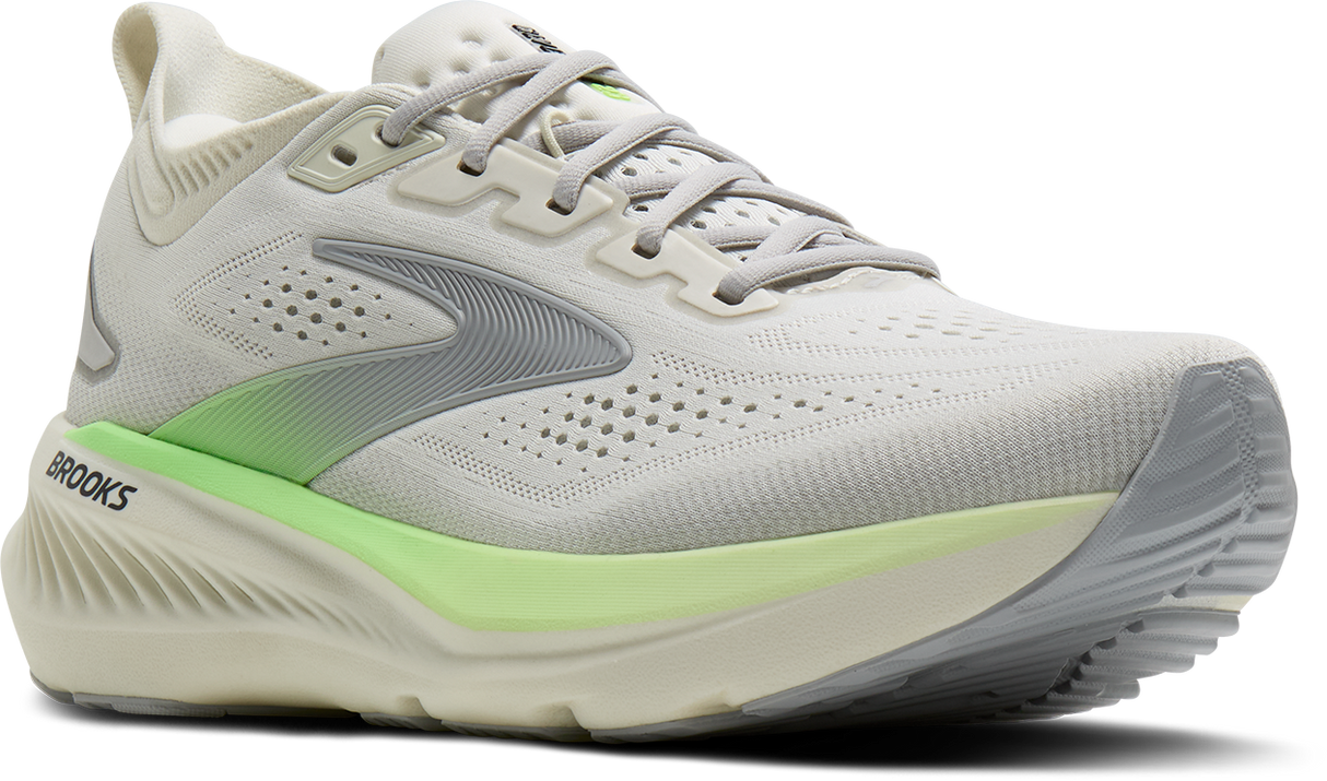 Buy Brooks Men Glycerin 23 Wide - Grey / Green / Black for running in Singapore - Running Lab SG