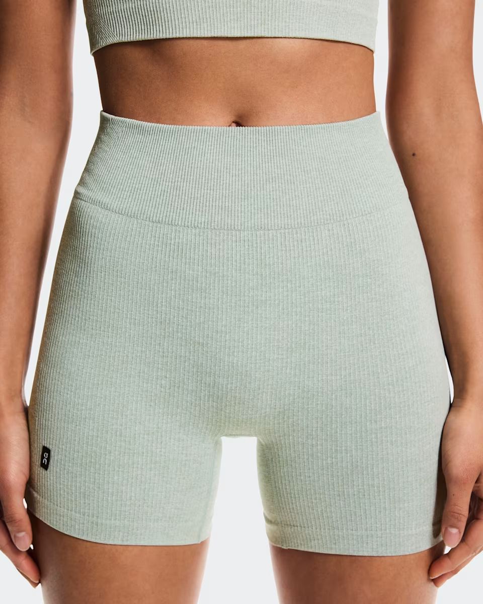 Buy On Women Studio Knit Shorts - Mineral / Heather for running in Singapore - Running Lab SG