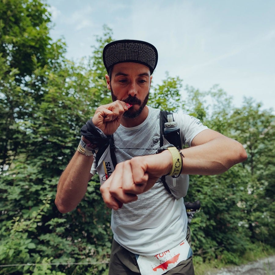 Suunto 22mm Althletic 5 Silicone Strap - Lemon Yellow S+M