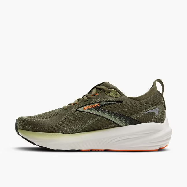 Buy Brooks Men Glycerin 22 - Dusty Olive / Tea / Orange for running in Singapore - Running Lab SG