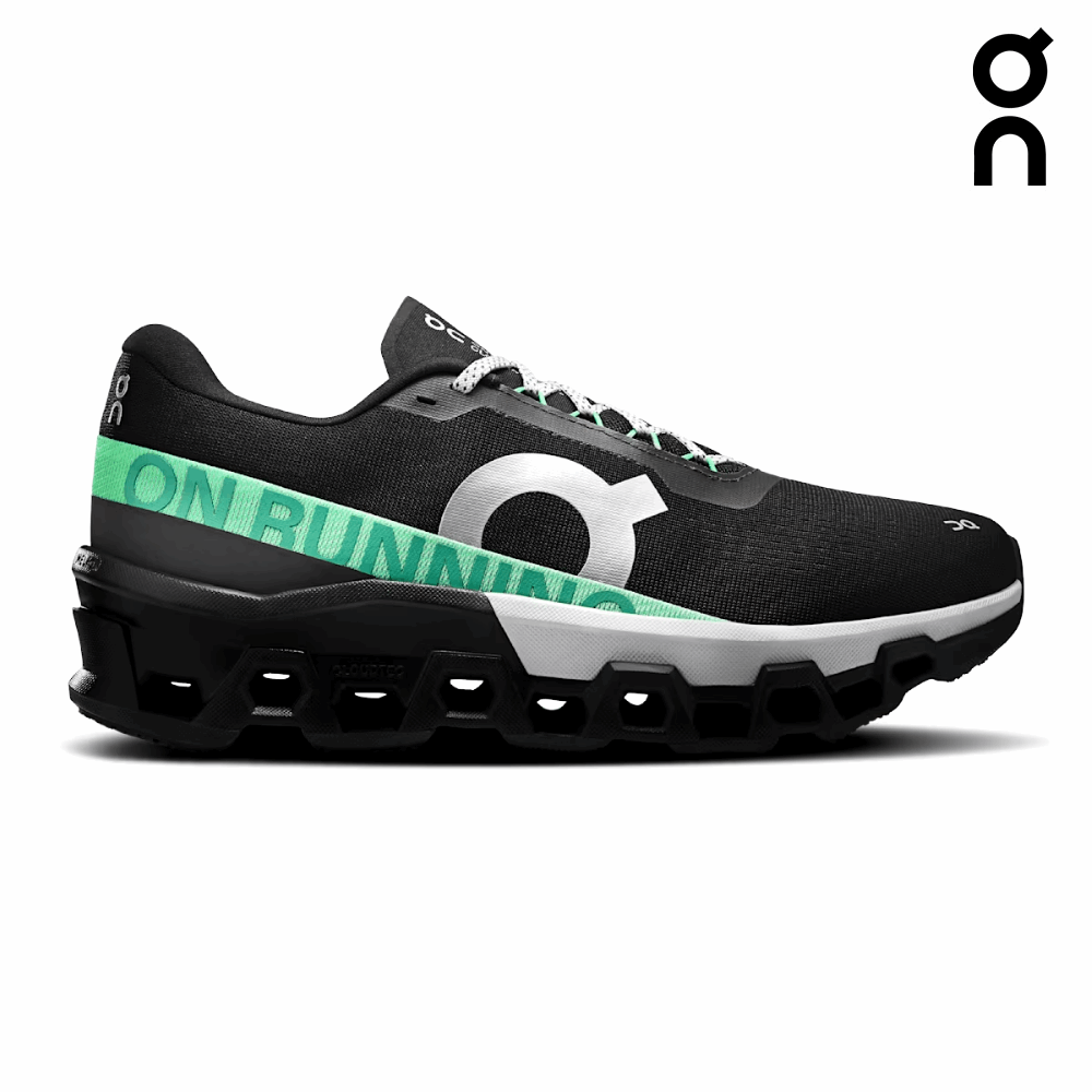 On Men Cloudmonster 2 - Black / Glacier