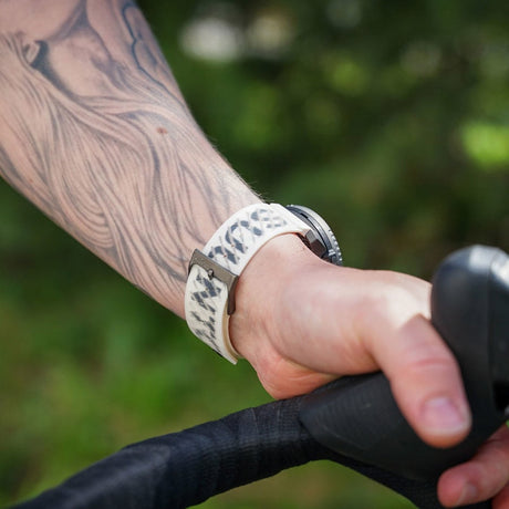 Suunto 22mm Althletic 5 Silicone Strap - Pearl White S+M