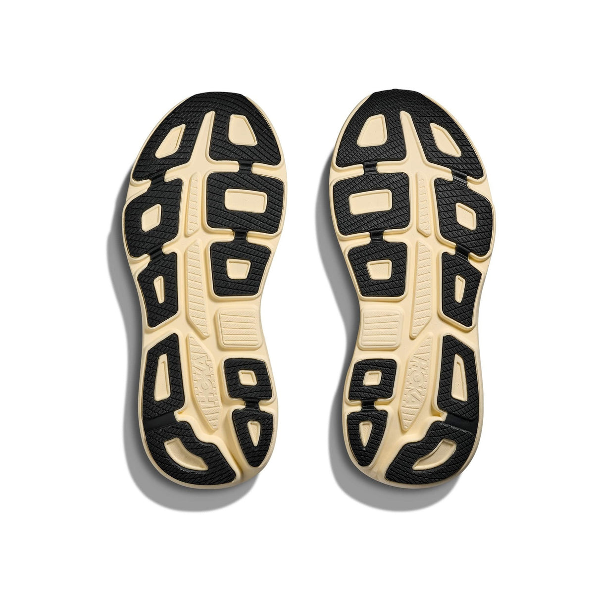 Buy HOKA Men Bondi 9 Wide - Carbon Black / Yellow Gold for running in Singapore - Running Lab SG