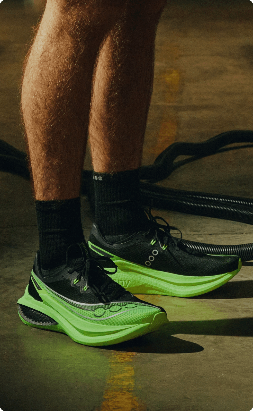 Buy Saucony Men Endorphin Pro 5 - Citron / Black for running in Singapore - Running Lab SG