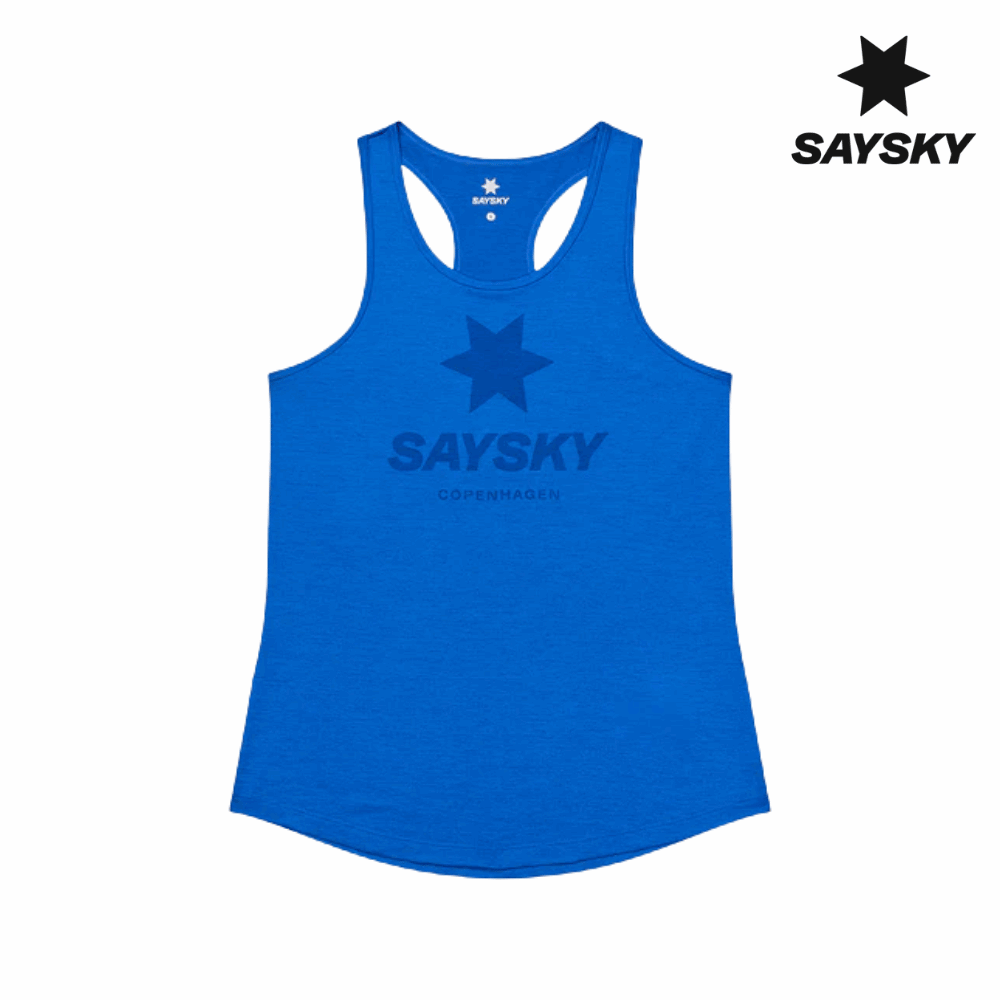 Buy SAYSKY Women Logo Combat Pro Singlet - Blue for running in Singapore - Running Lab SG