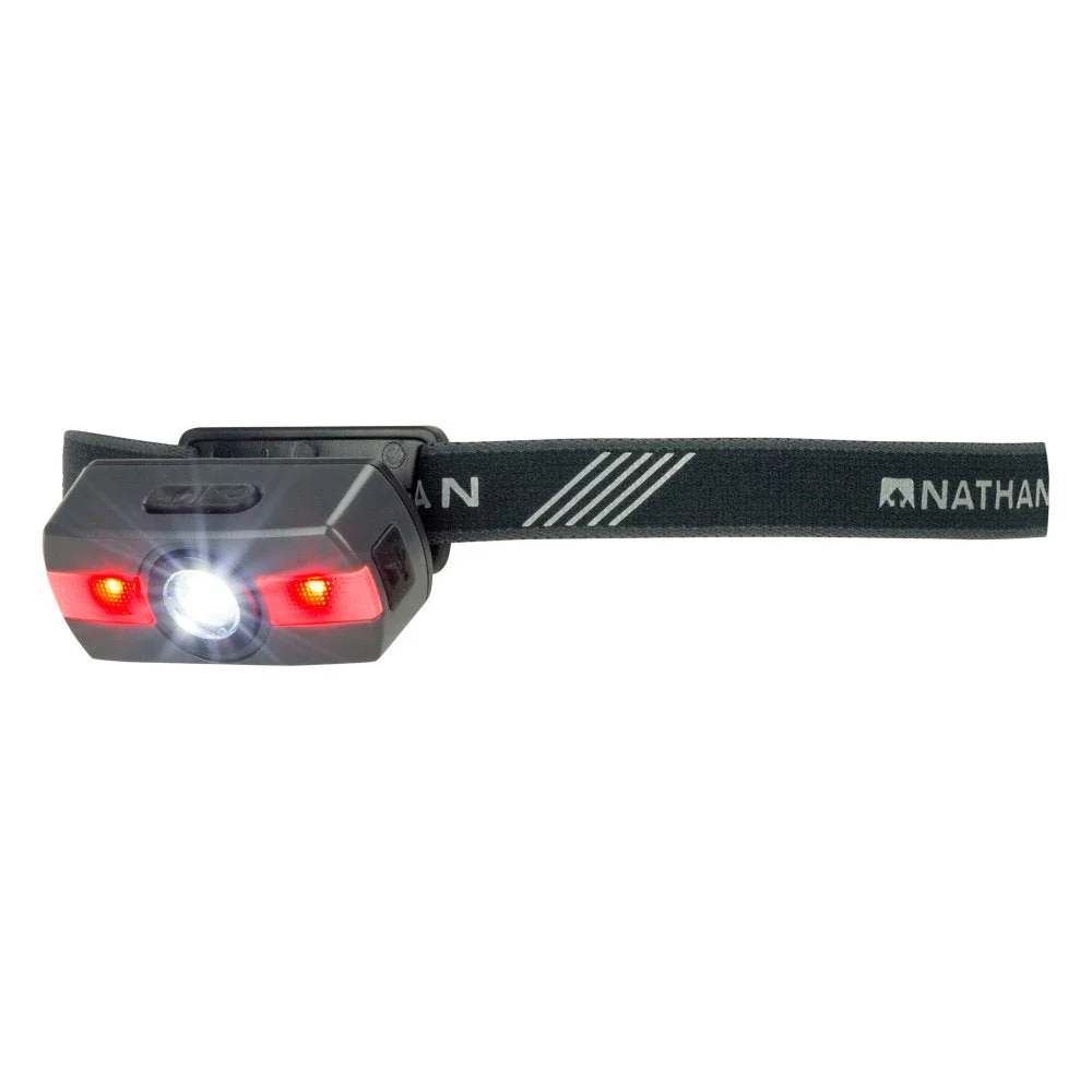 Nathan Sports Neutron Fire RX 2.0 Runner's Headlamp - Charcoal