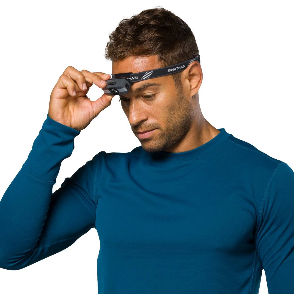 Nathan Sports Neutron Fire RX 2.0 Runner's Headlamp - Charcoal